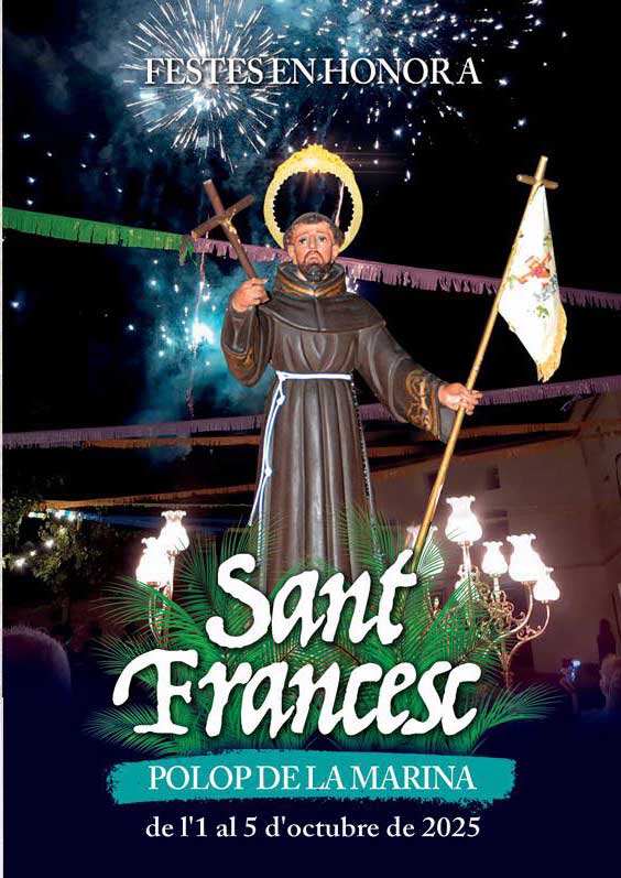 Fiestas en honor a Sant Francesc 2025